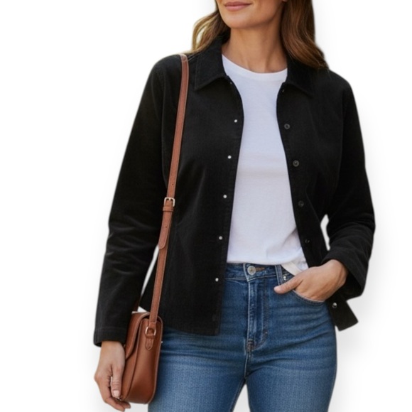 Velvet Heart Jackets & Blazers - Vintage Velvet Heart Midnight Black Jacket - Faux suede